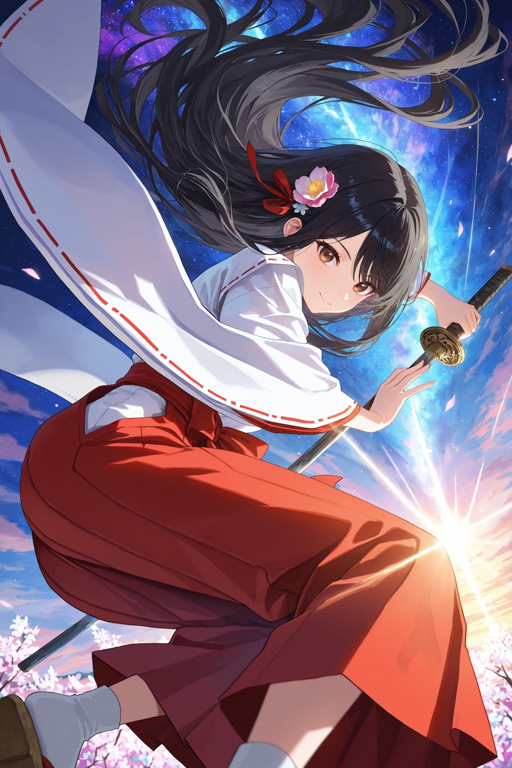 異世界神社の巫女さん（神楽さん）