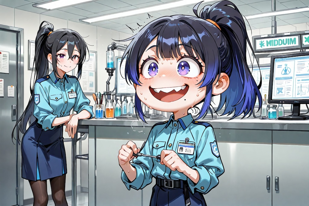 没供養その１、目を大きく、口を大きくと指図するとアニメになる件。