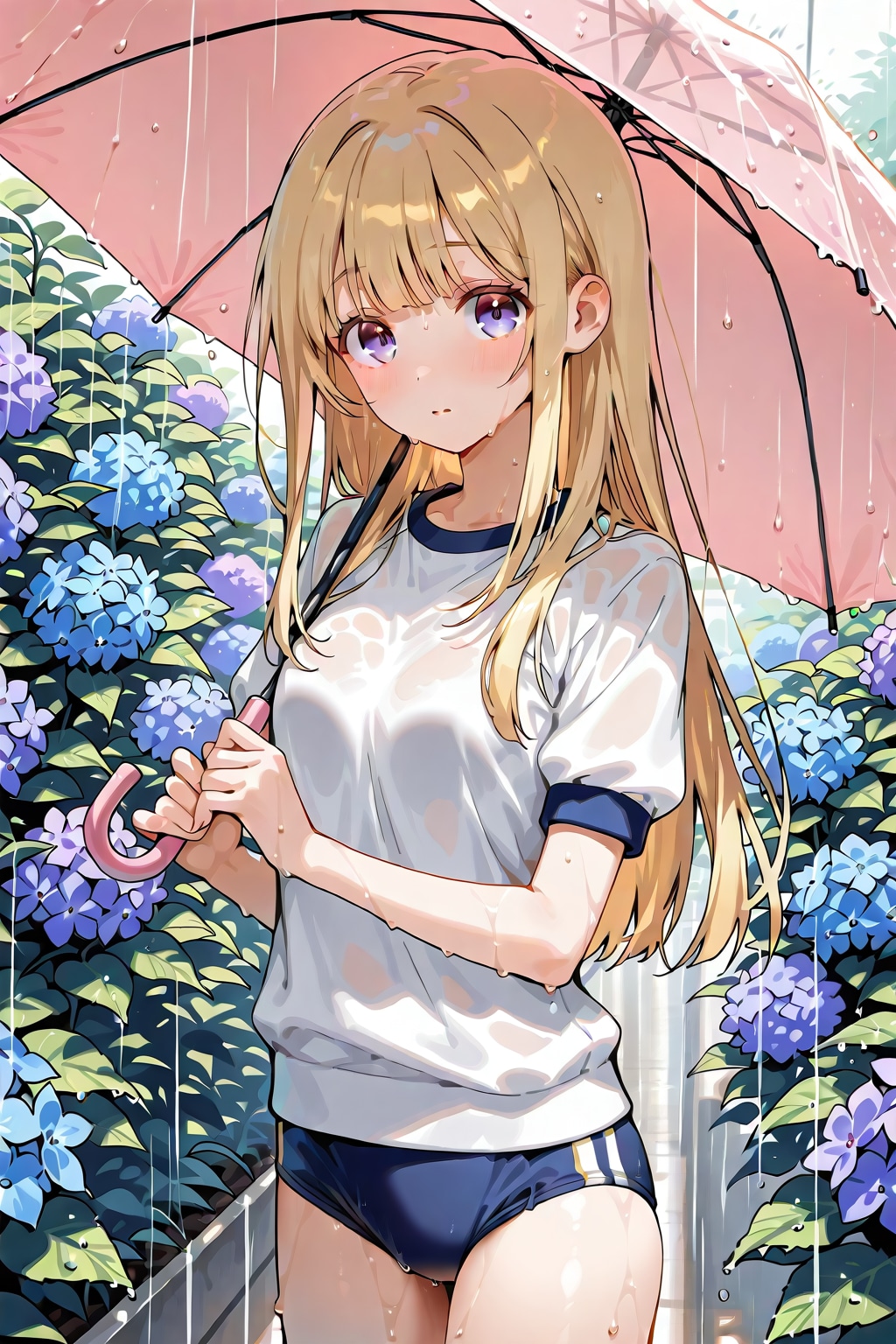 傘…、意味なかったね…。