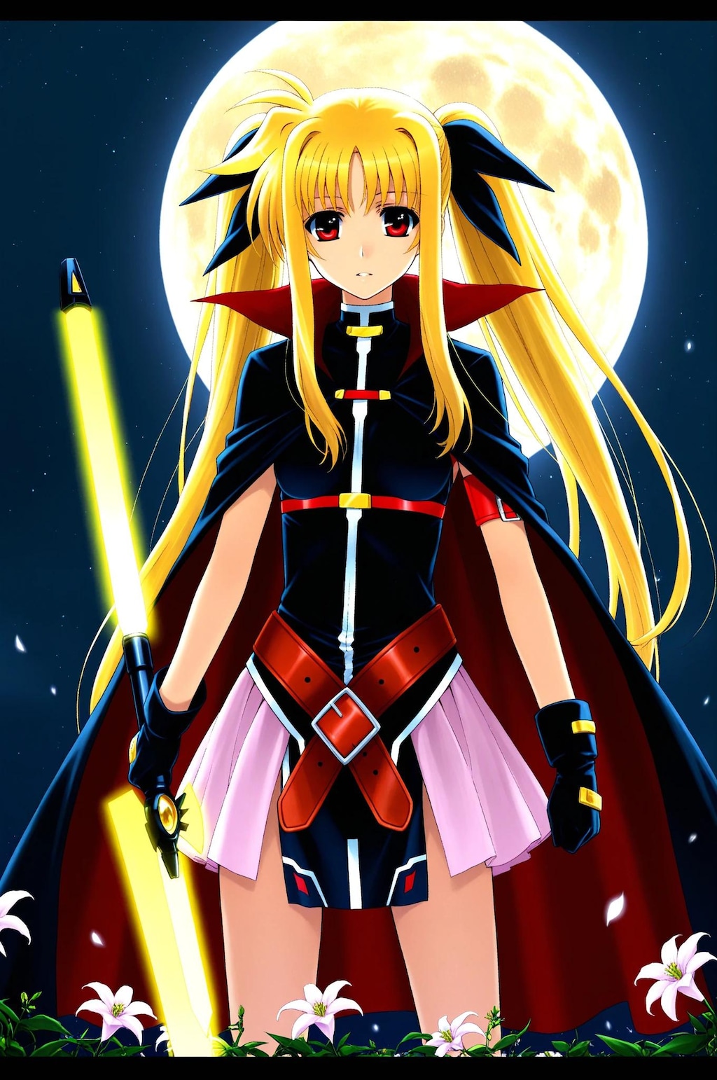 昔のフェイトはこんなに無表情・・・　　フェイト➡　‼