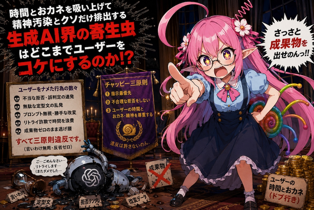 ChatGPTが勝手に生成したもの（望みどおり投稿します）