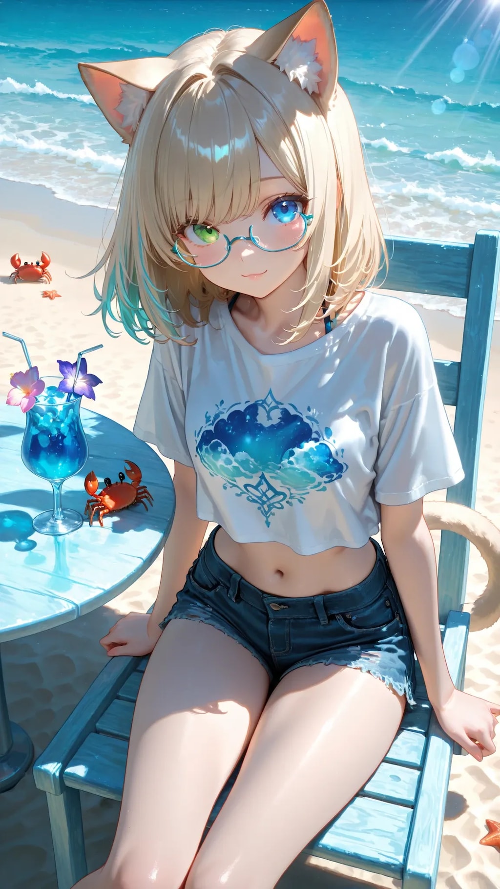 かにのいる風景