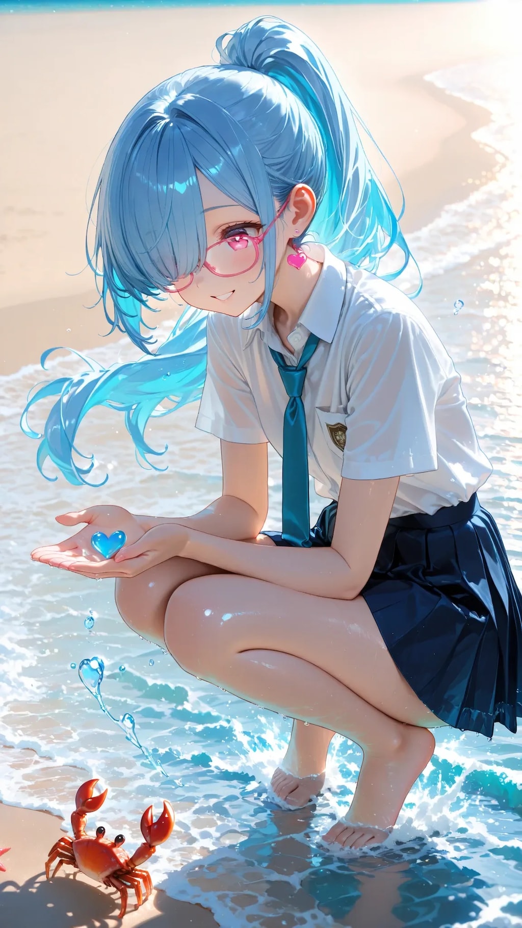 かにのいる風景