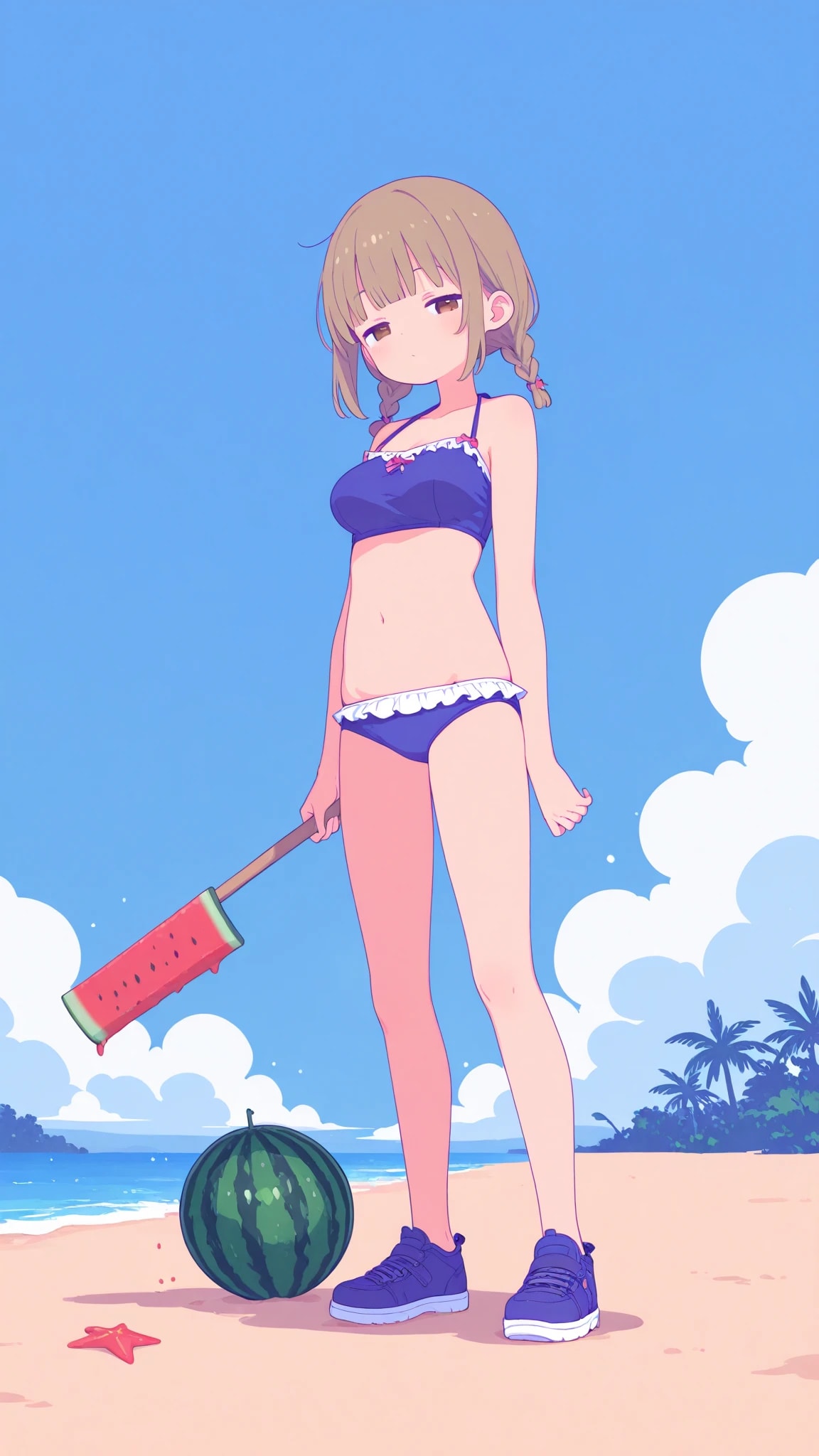 スイカ割りw