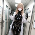 ラバースーツの女医 4枚目