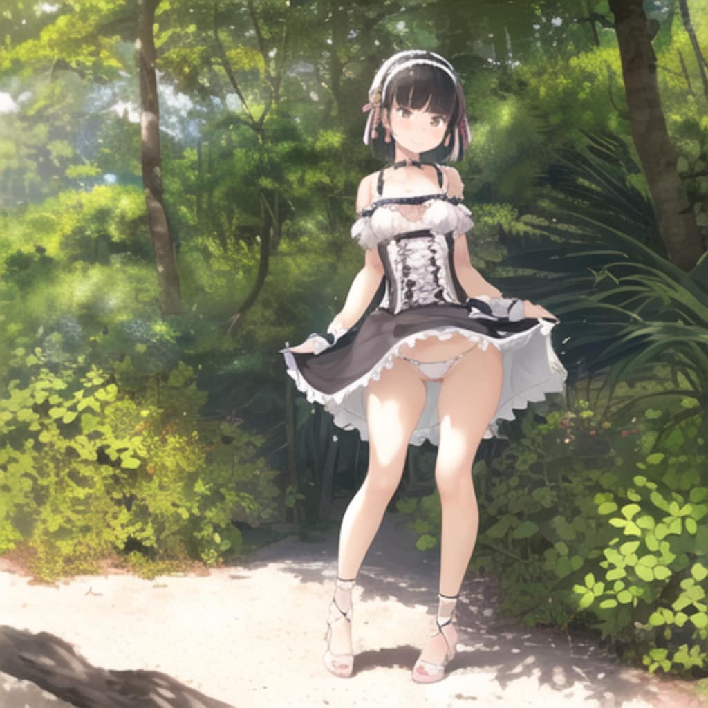 ロリータファッション✧ パンチラサービス✧