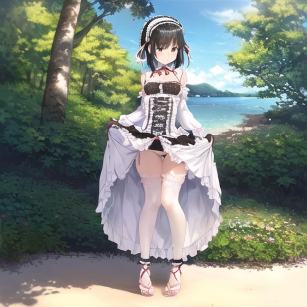 ロリータファッション✧ パンチラサービス✧