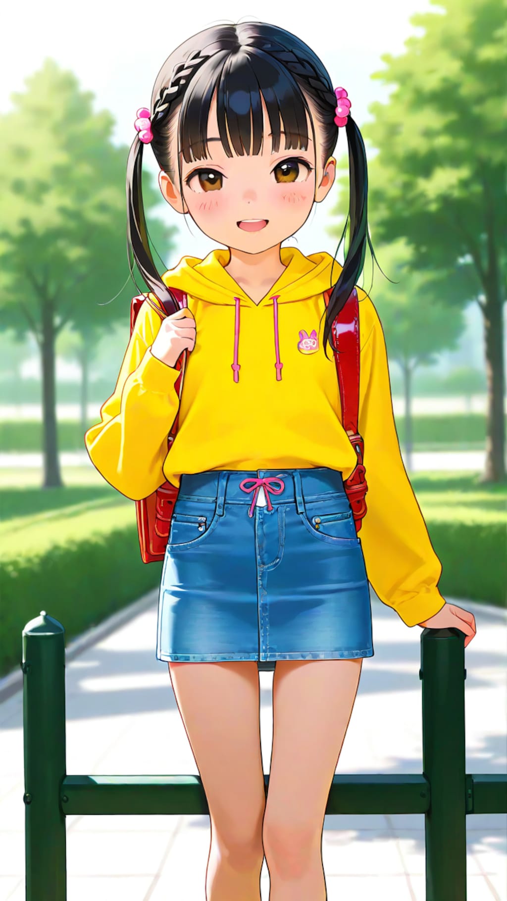 ツインテパーカー