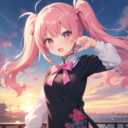 日が暮れちゃったけど　中国到着〜