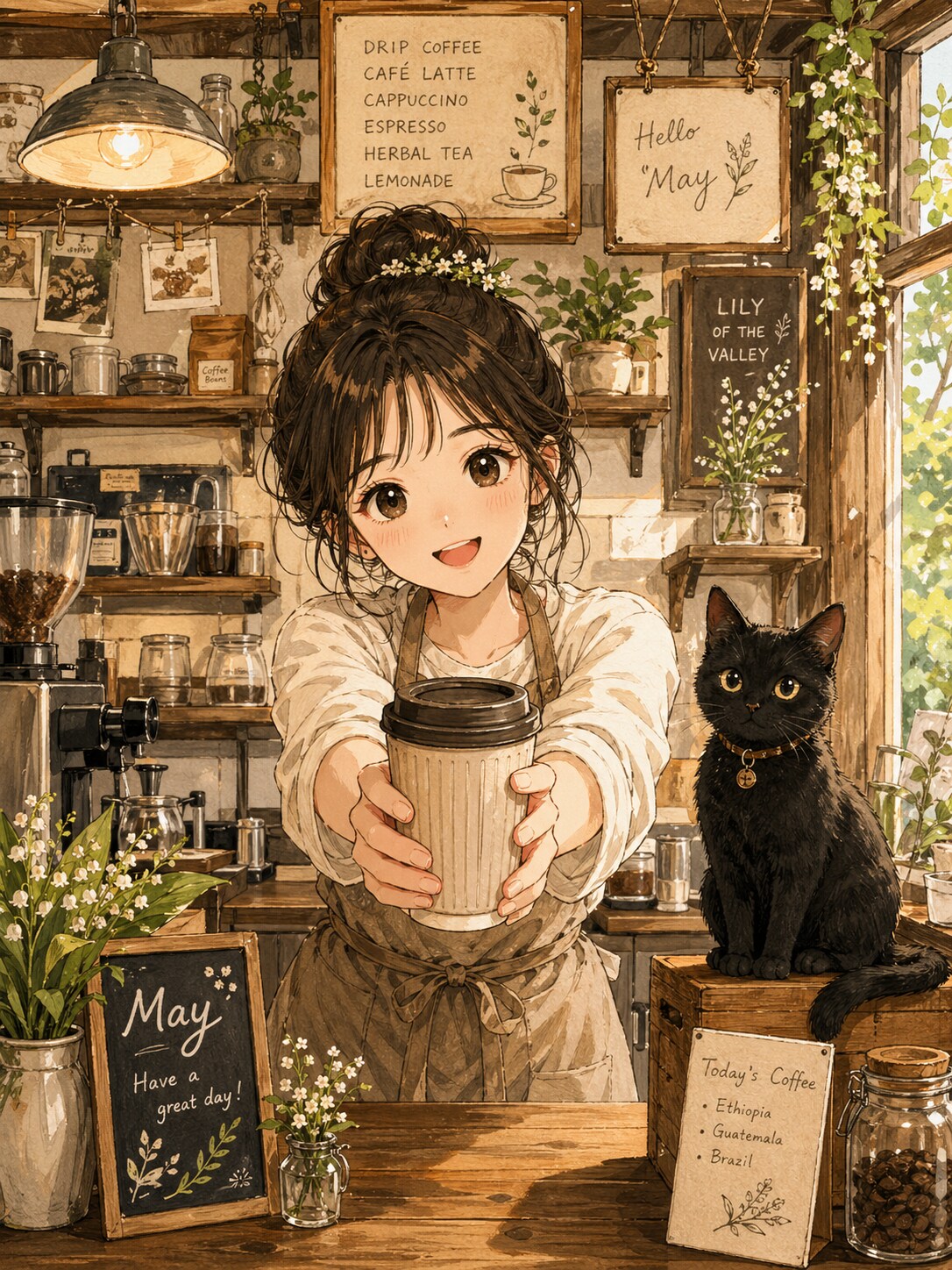 はーい、どうぞ！
