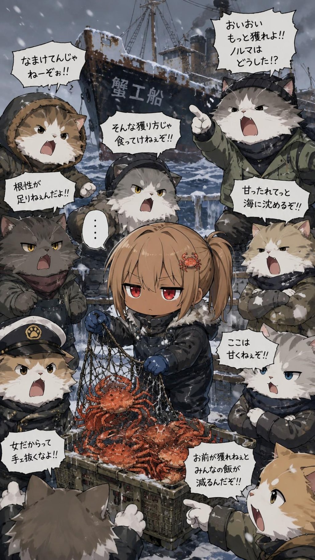 かにをたくさんとるんだな🦀