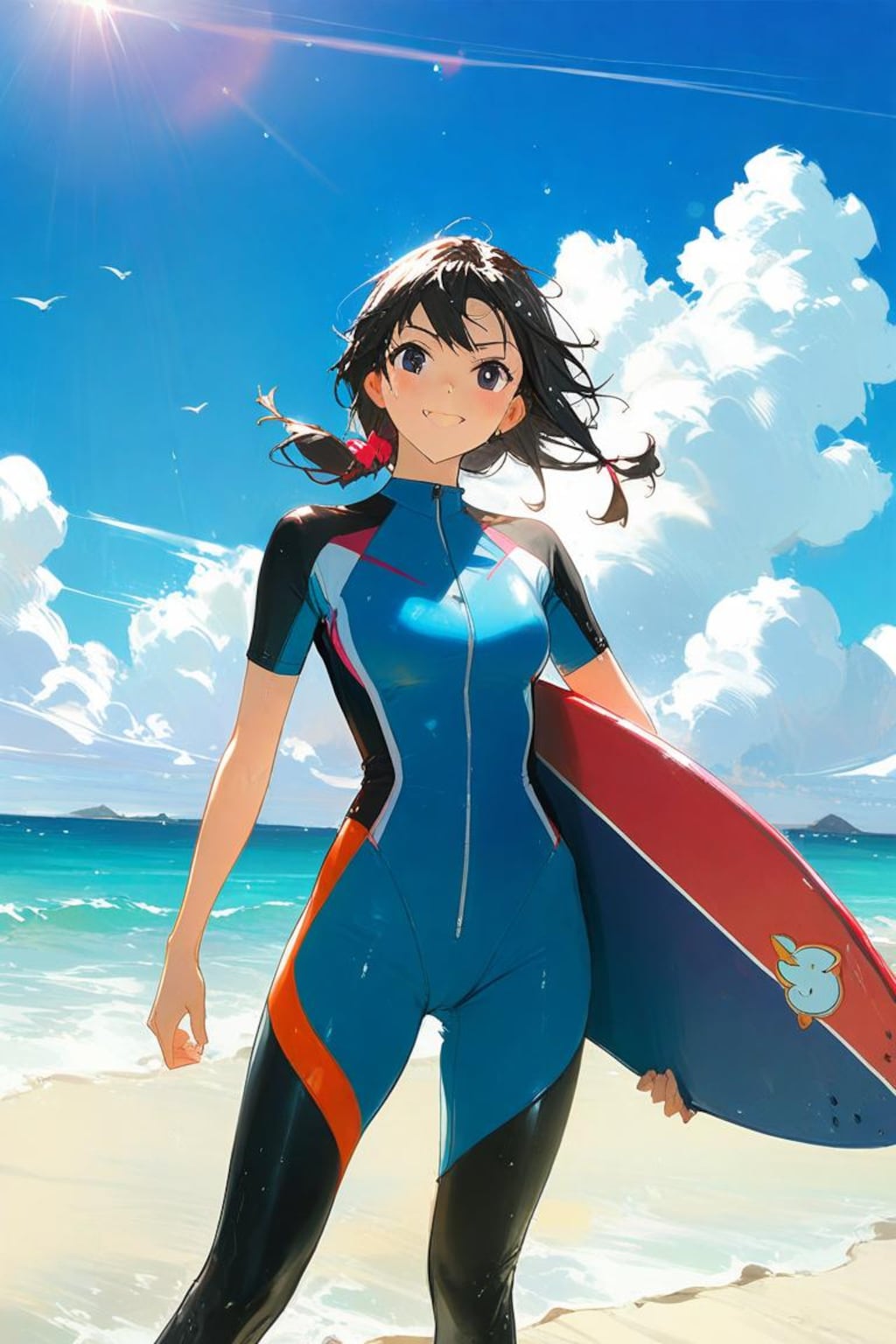 サーファーガール。