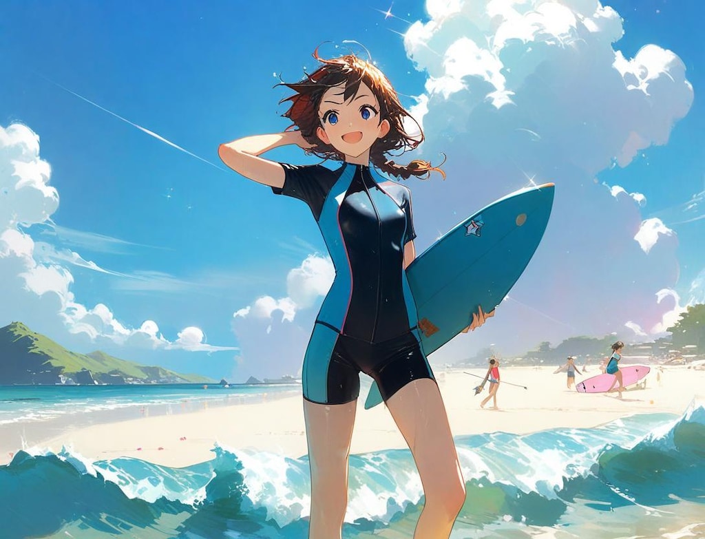 サーファーガール。