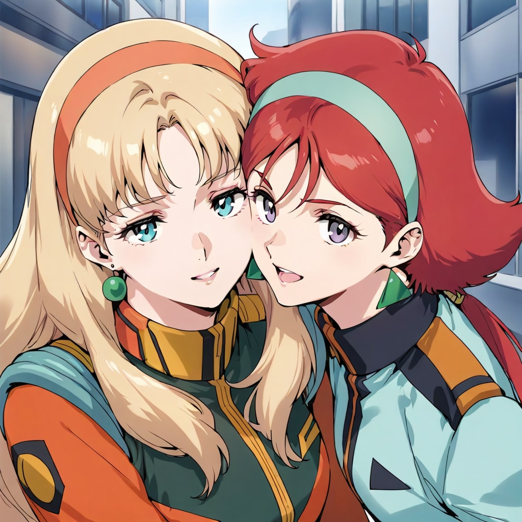 カテジナさんとスレッタさん。