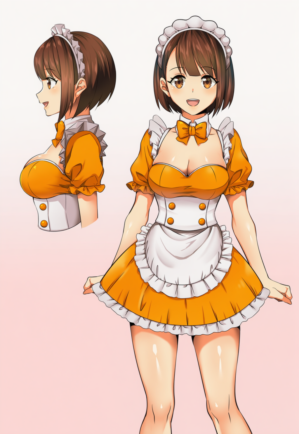 全裸メイドカフェ（客が）