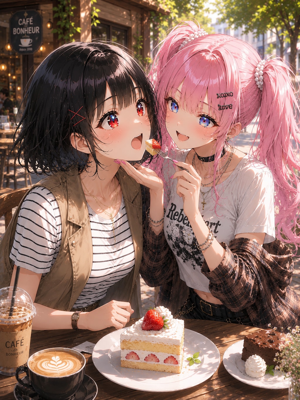 カフェでイチャイチャ