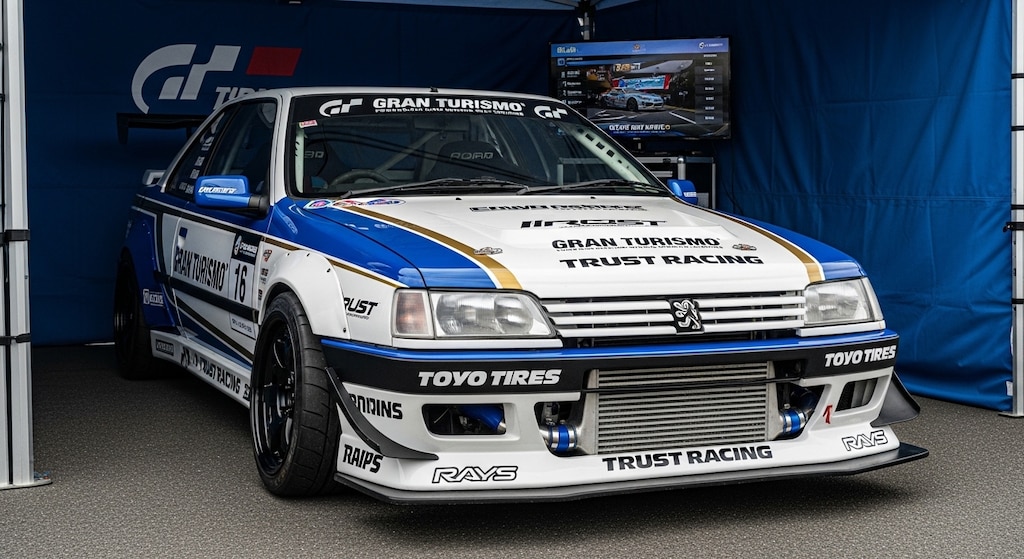 トーヨータイヤプジョー405のドリ車