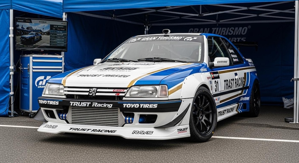 トーヨータイヤプジョー405のドリ車