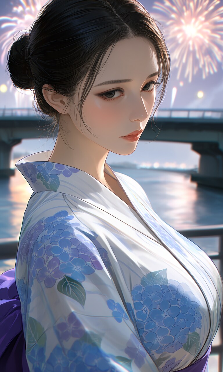 浴衣姿の人妻〈１〉