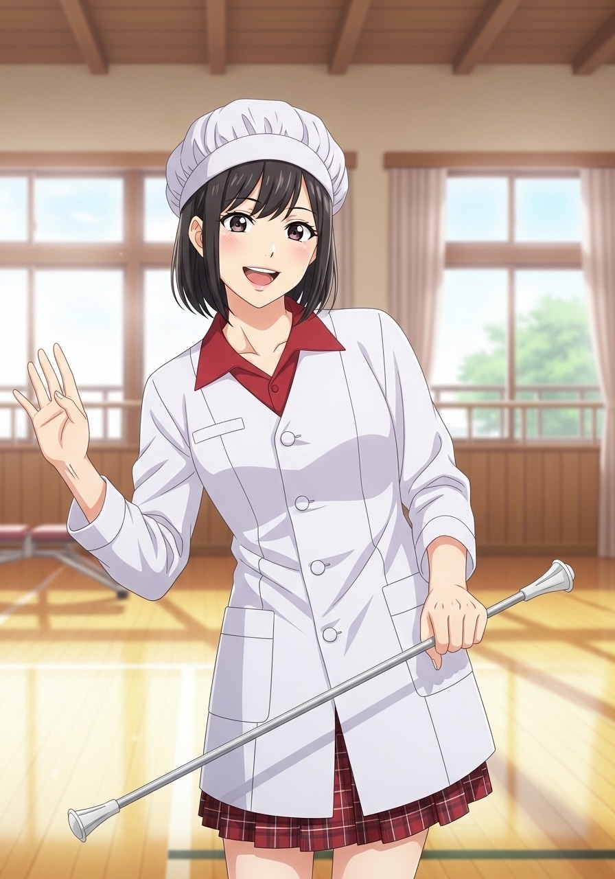 給食当番（バトン編4） | の人気AIイラスト・グラビア