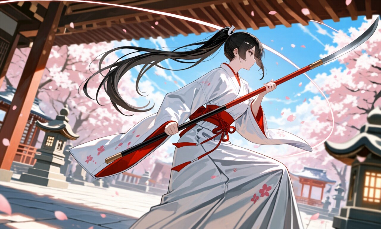 薙刀女子 | の人気AIイラスト・グラビア