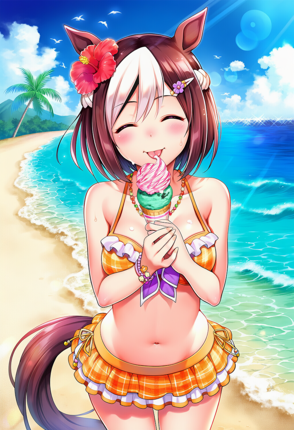 まぶしい笑顔