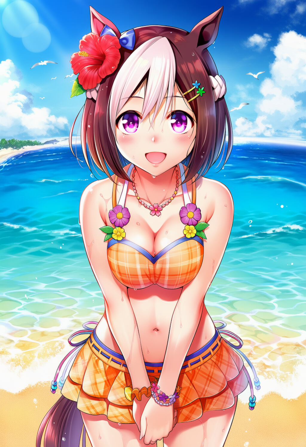 まぶしい笑顔