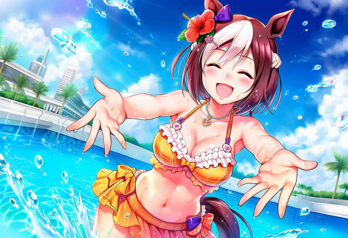 まぶしい笑顔