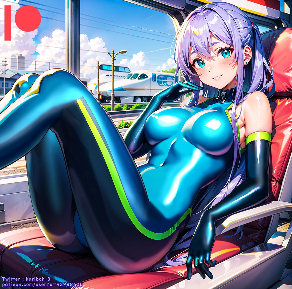 電車らしき乗り物でお出かけ♪🚃✨