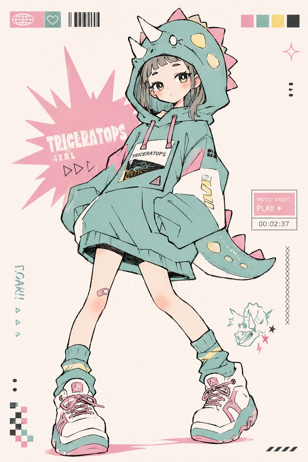 トリケラトプスちゃん
