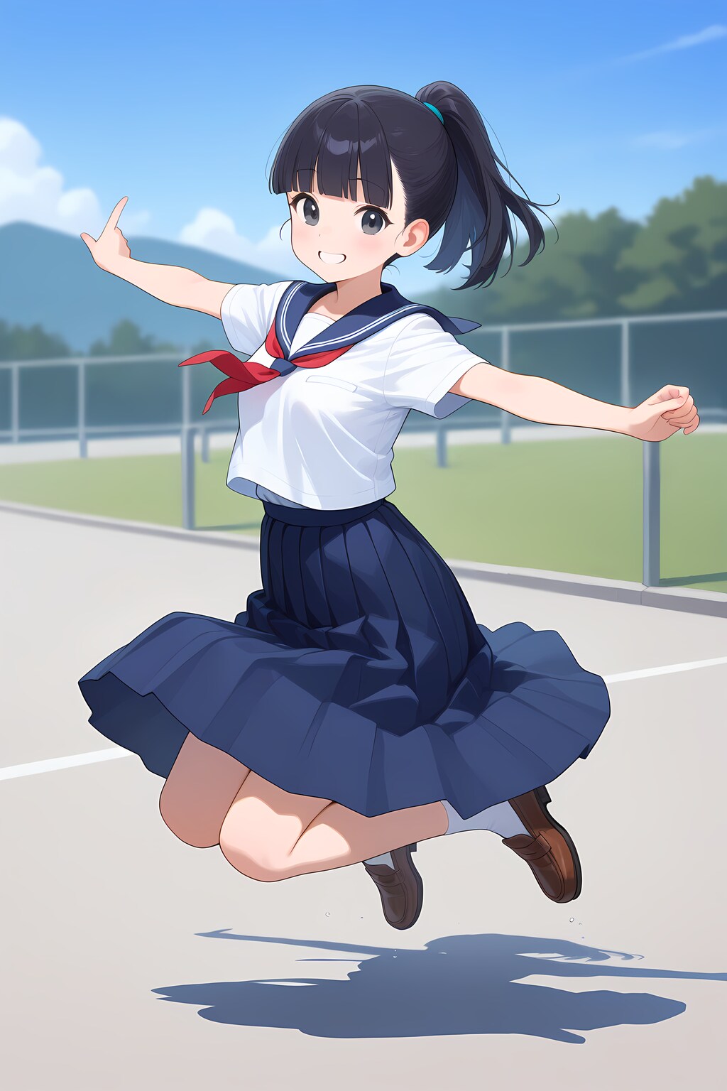 ぜんりょくでちからをためたけっか