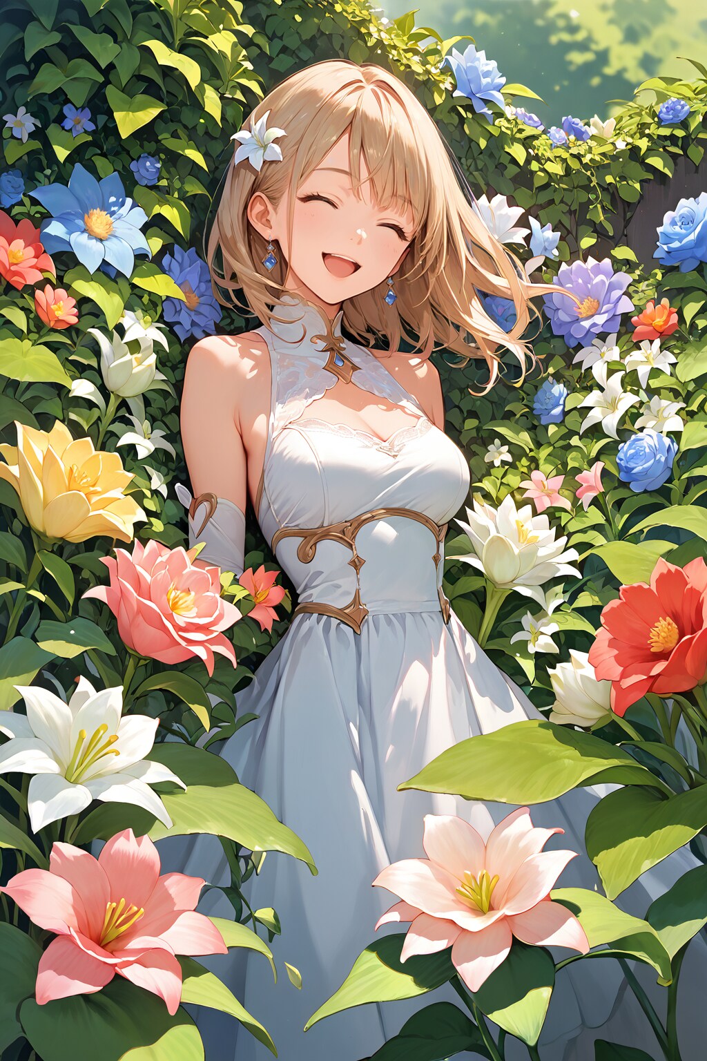 花の壁