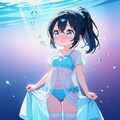 水中少女 3枚目