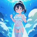 水中少女 4枚目