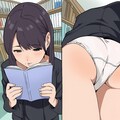本を読んでいる女性の下着に興奮してくる2 2枚目