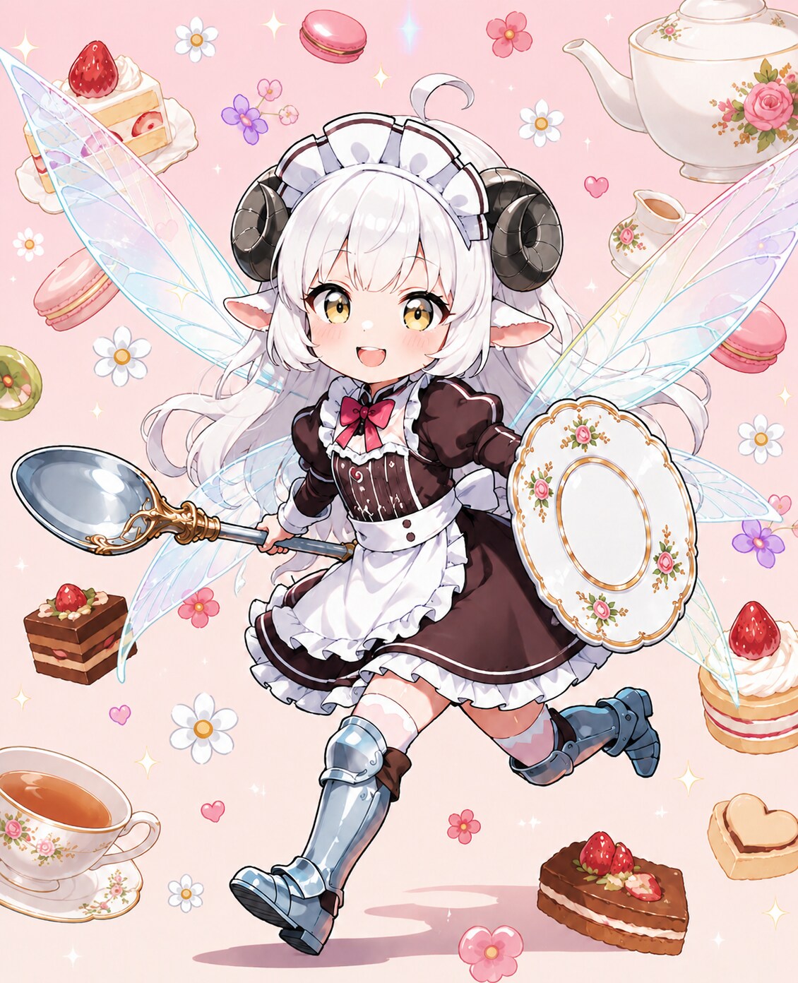 謎の海産物さまの「とつげきー！」の衣装をメイちゃんに着せてみました！！