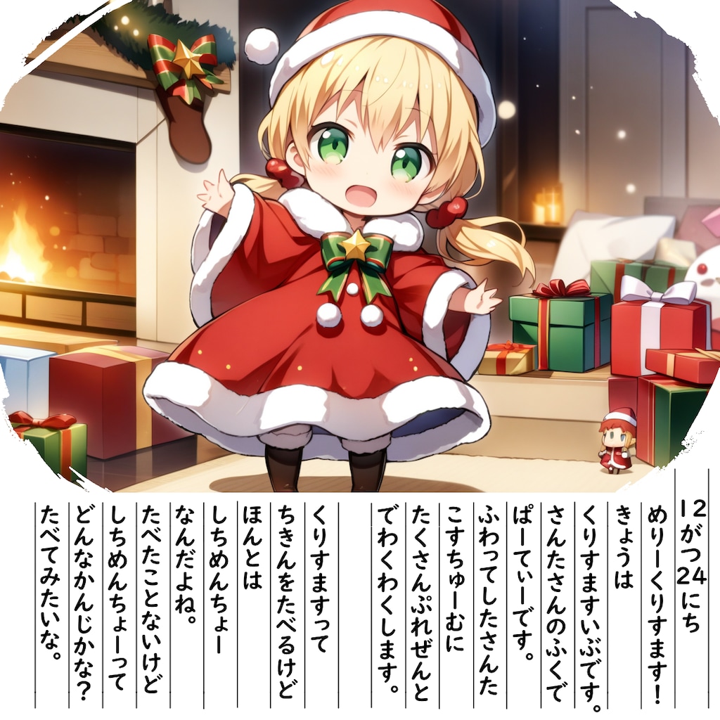 【絵日記】めりーくりすます！