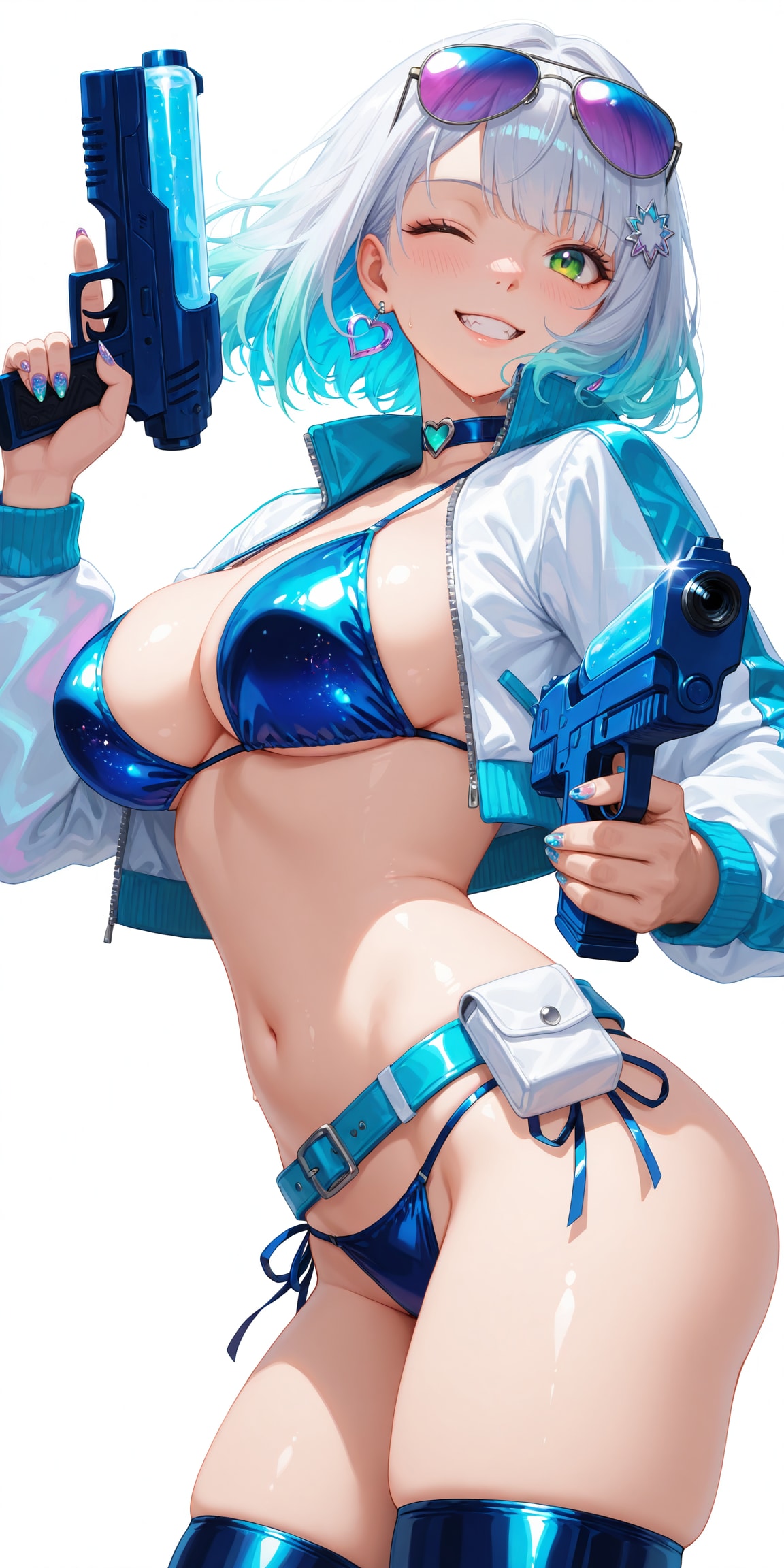 撃っていい？（あ、水鉄砲ね💕）