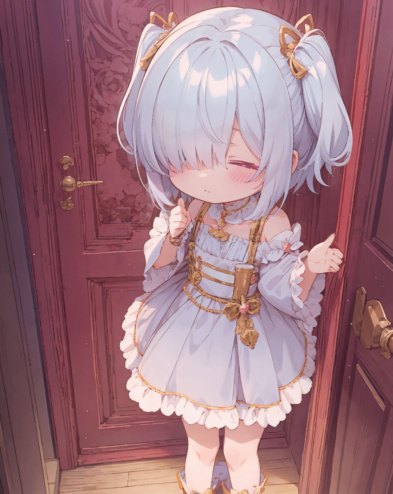 恥ずかしがり屋少女