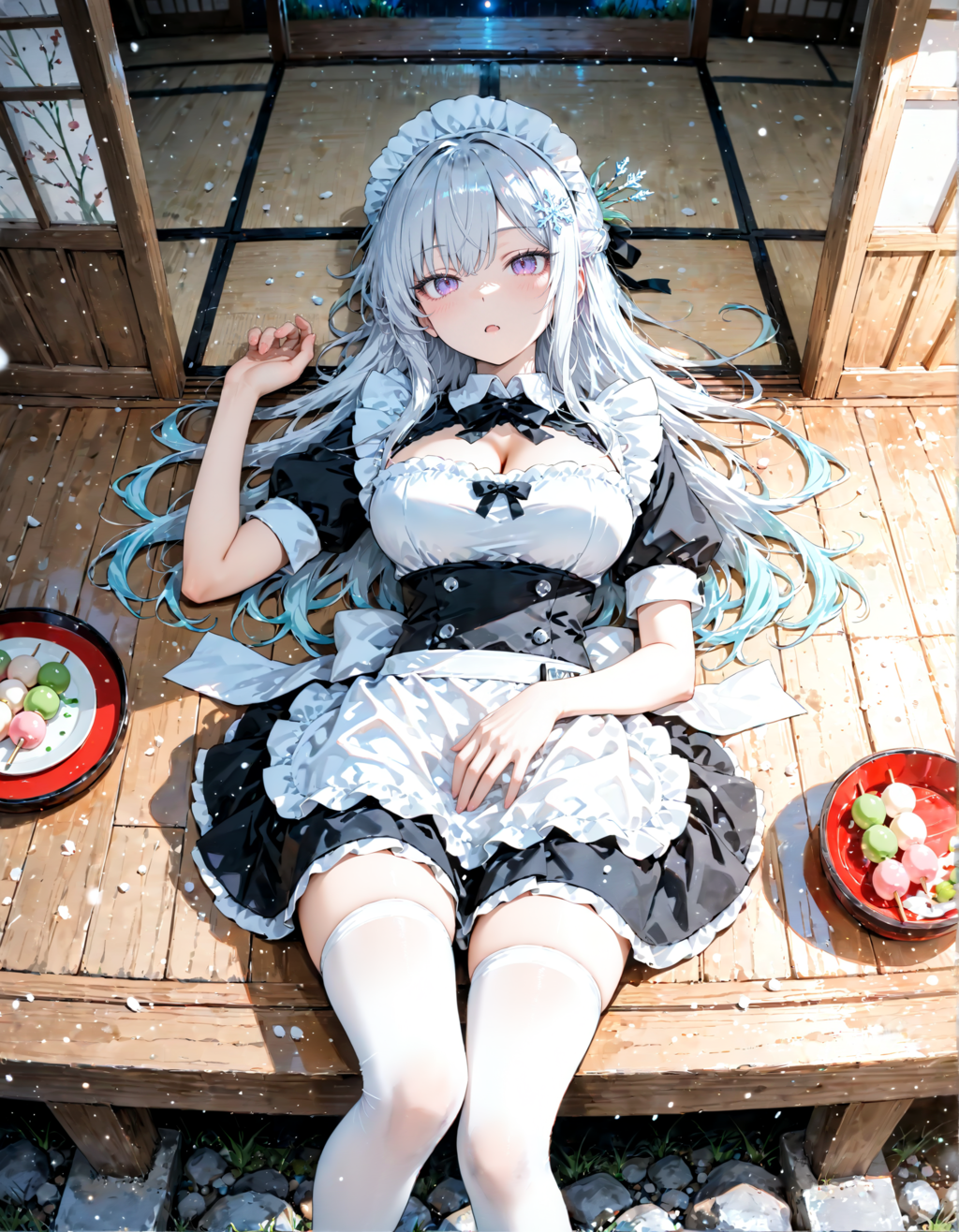 【リクエスト】スーパーメイドさん　お月見編　縦