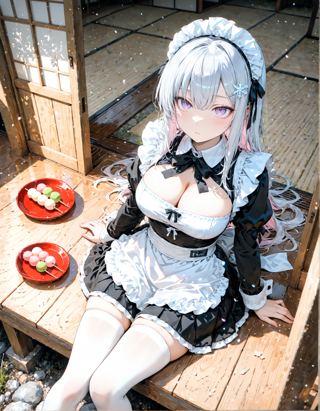 【リクエスト】スーパーメイドさん　お月見編　縦