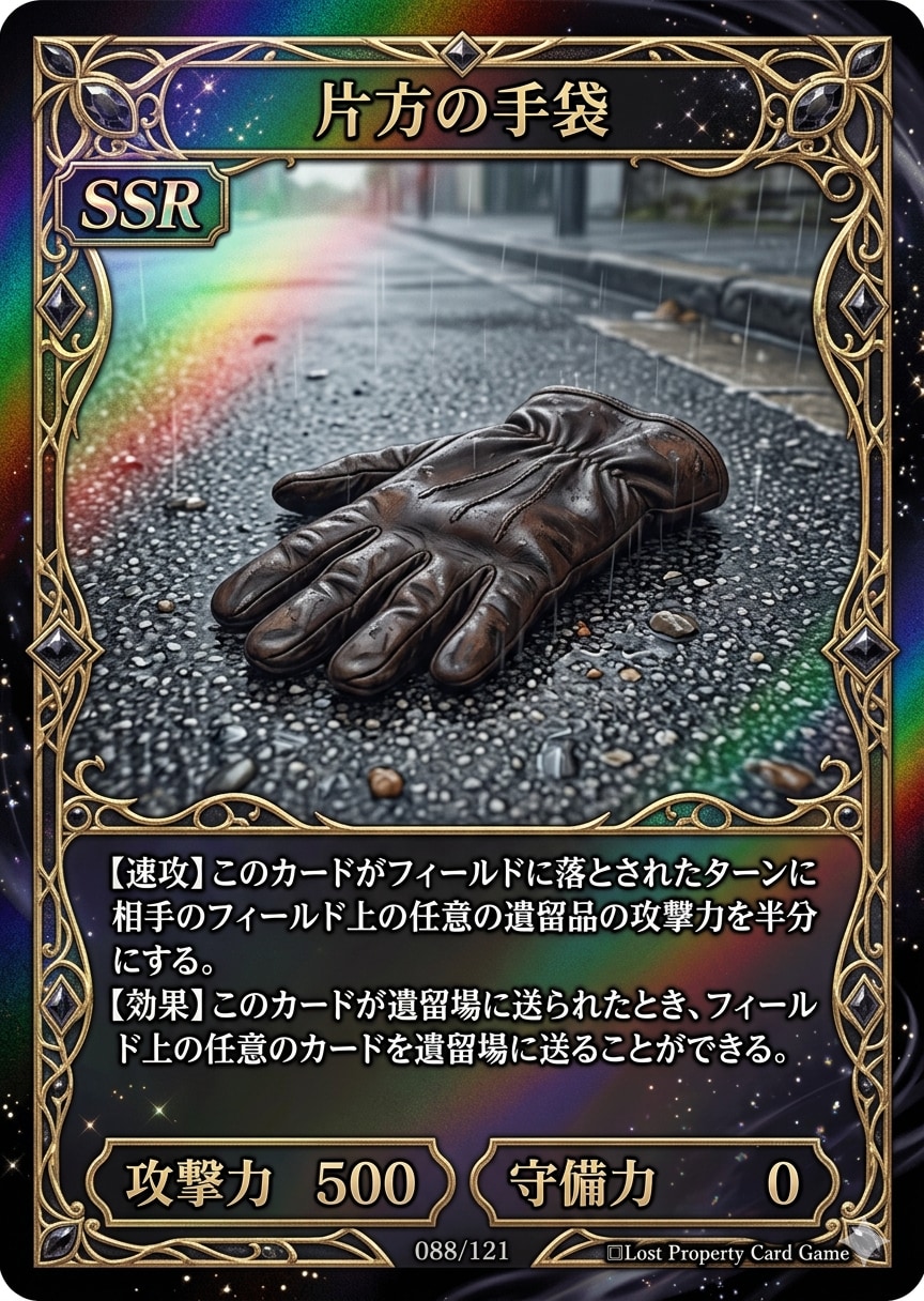 SSRカード：片方の手袋（禁止カード） | の人気AIイラスト・グラビア