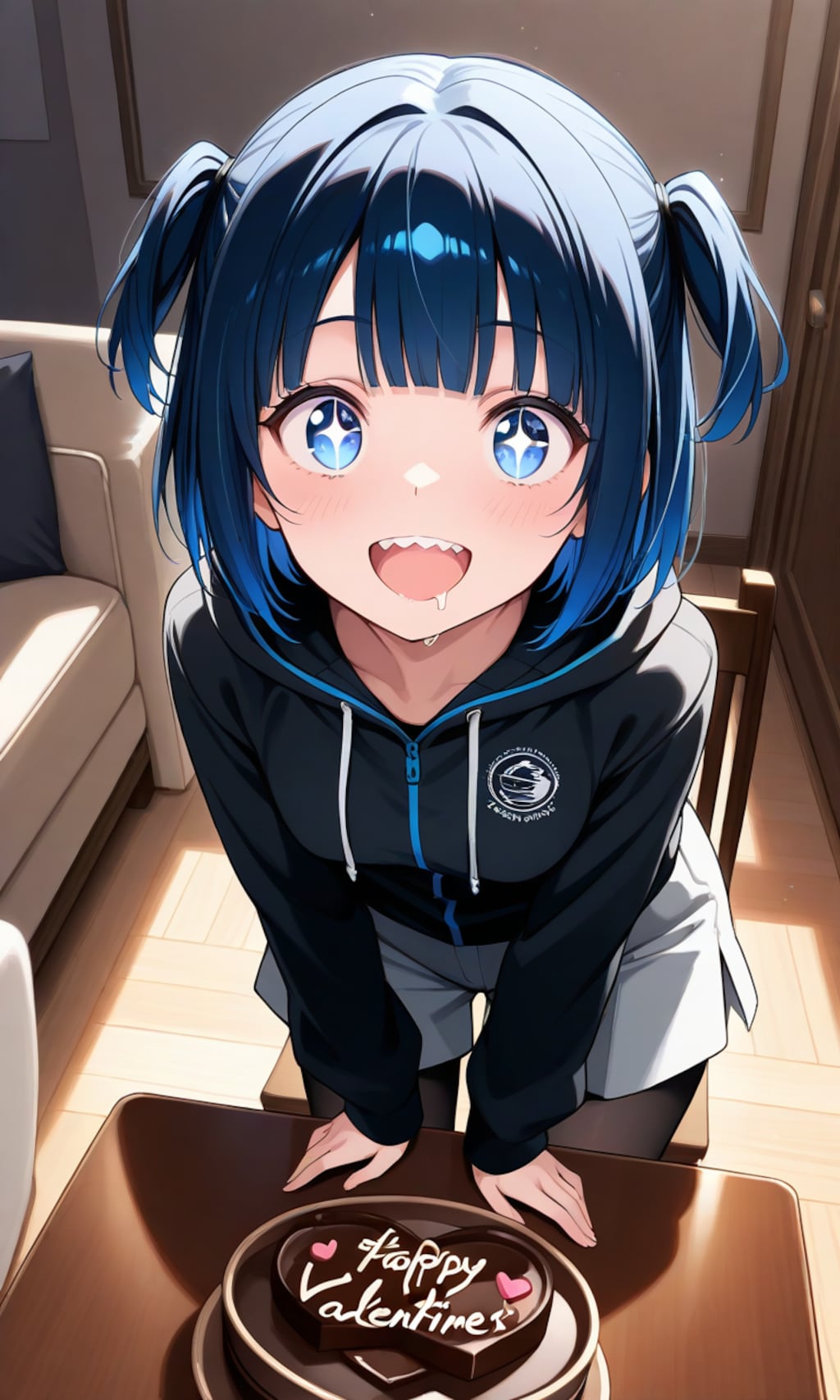 アニキ、ボクもいっしょに食べていいの？