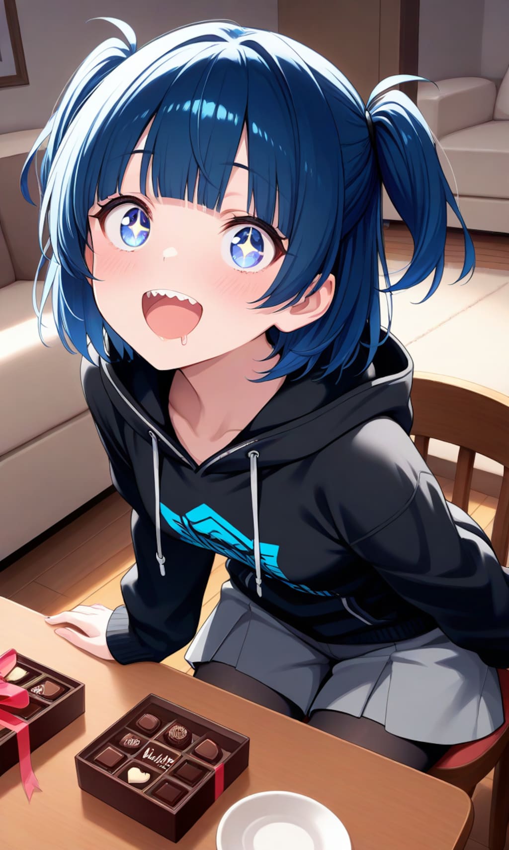 アニキ、ボクもいっしょに食べていいの？