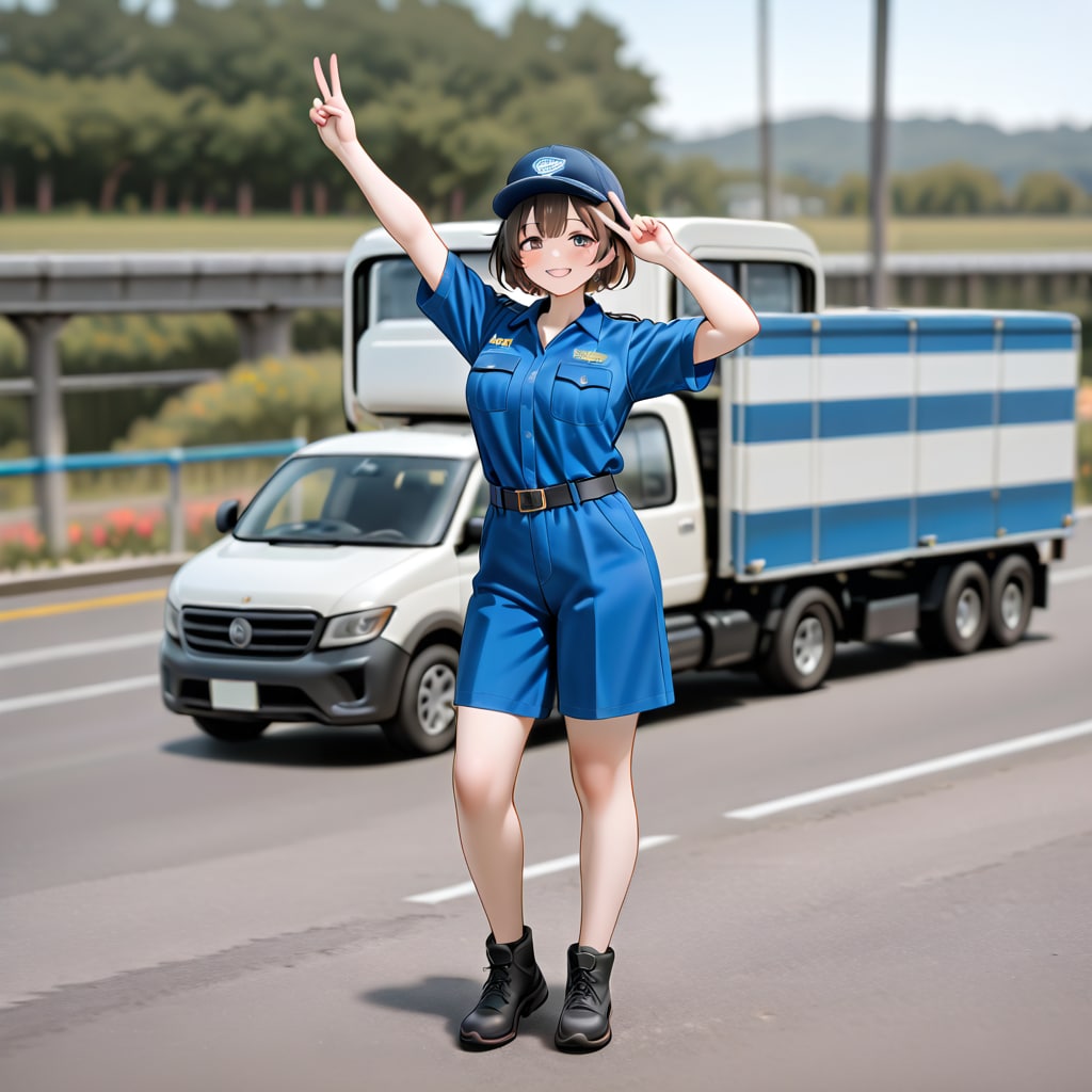 変なトラックとTEAトラック運転手🚚❣️