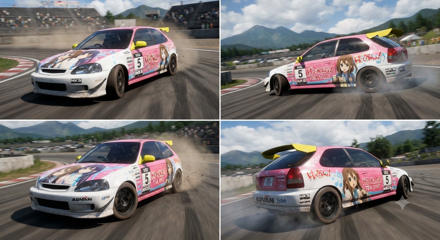 EK9けいおん！痛車 | の人気AIイラスト・グラビア