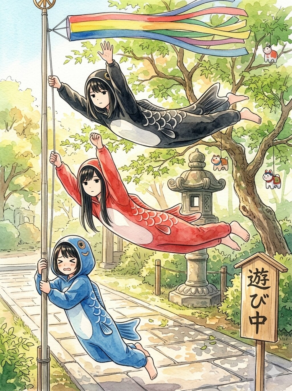 耐久鯉のぼりレース