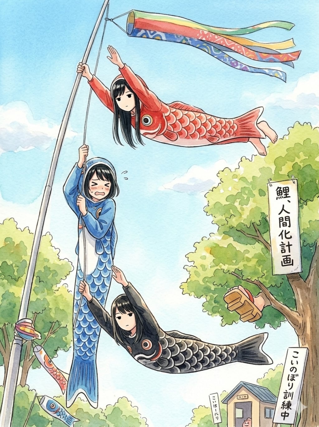 耐久鯉のぼりレース