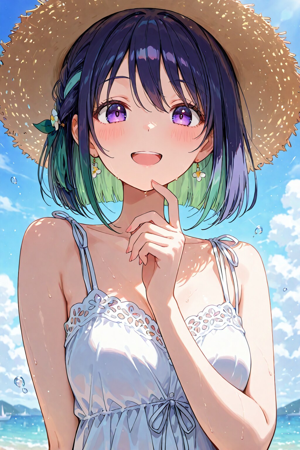 日差し強いから帽子、忘れないで！