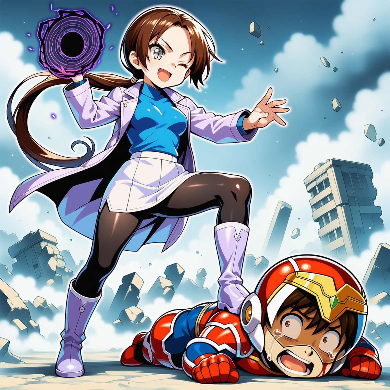 ヒーローと戦う令子